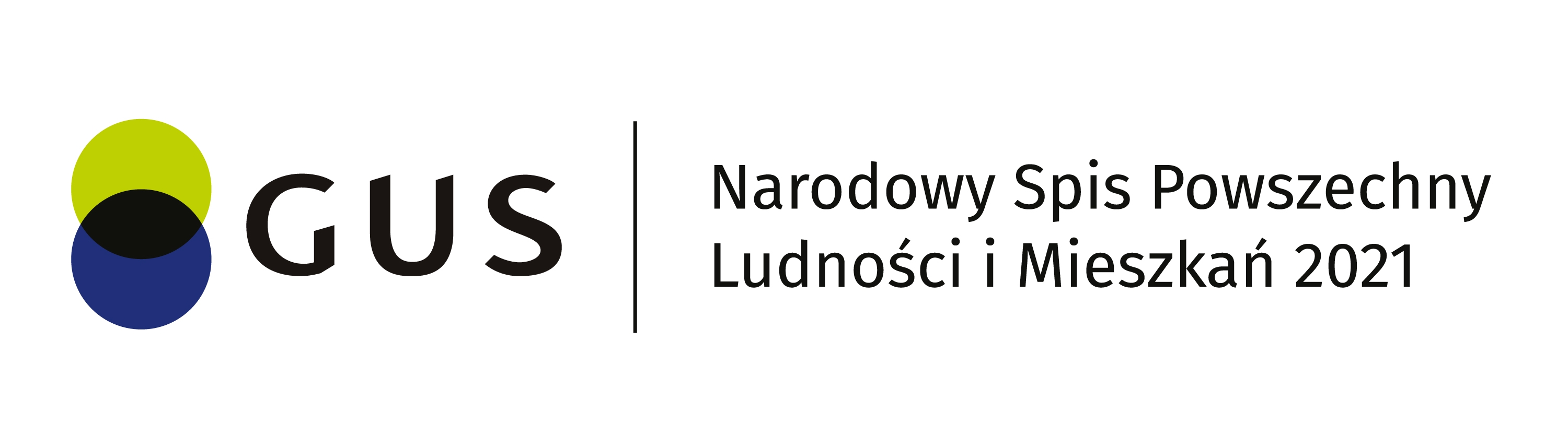 Grafika przedstawia logo Narodowego Spisu Powszechnego 2021