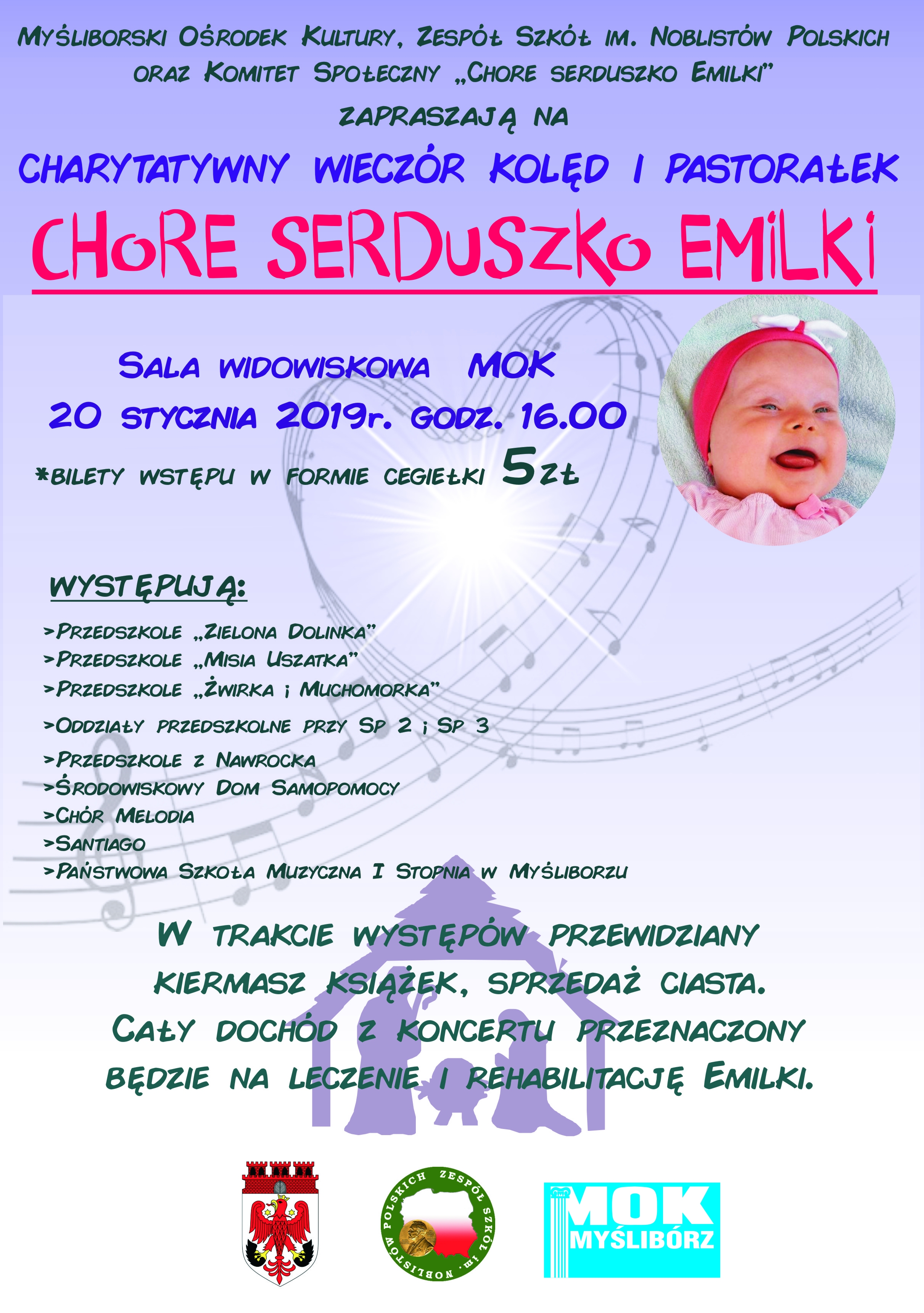 Chore serduszko Emilki