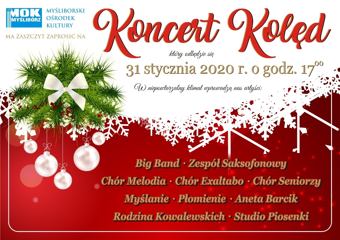 Zaproszenie na Koncert Kolęd